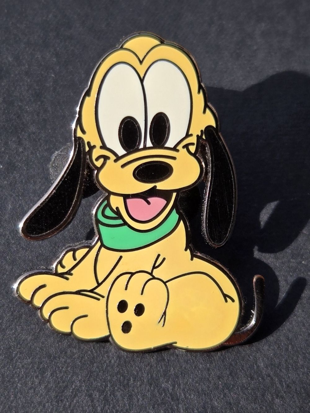 ✨️Disney Baby Pluto Collector Enamel Pin in Yellow, Black & Green